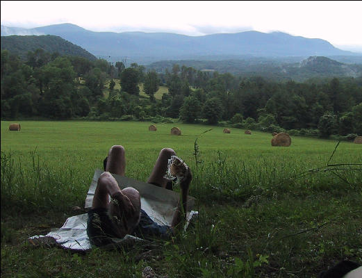 Resting at Rand's View, AT, Connecticut