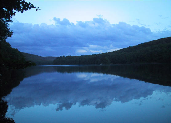 Upper Goose Pond with Clouds, AT, Massachusetts