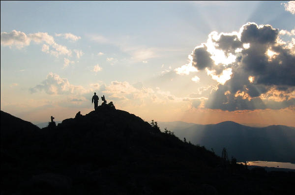 Sunset, Avery Peak, AT, Maine