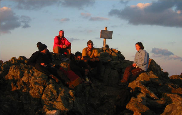 Trail Crew, Avery Peak, AT, Maine