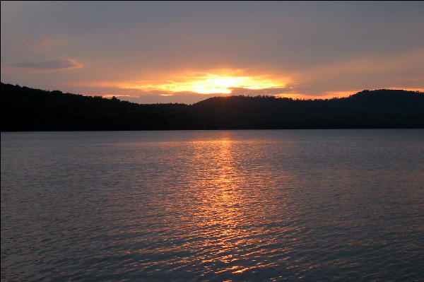 Sunset, West Carry Pond, AT, Maine