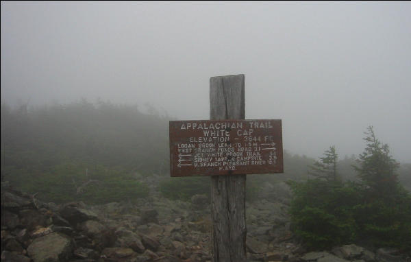 Fog on White Cap, AT, Maine