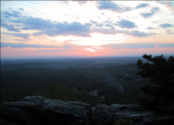 View from Bear Dens Hostel,  AT,Northern Virginia