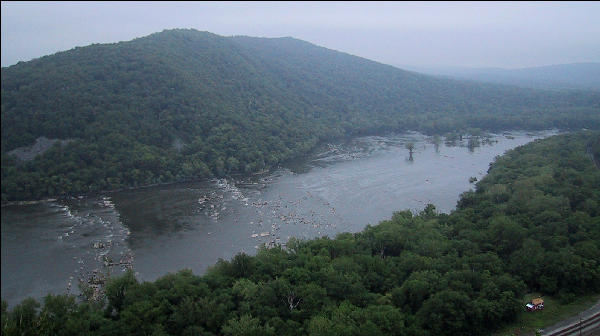 Potomac River from Weaverton Cliffs, AT, Maryland