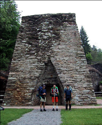 Pine Grove Furnance with Thru Hikers