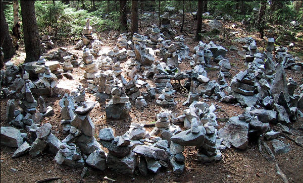 Rock Sculpture, Long Trail, Vermont