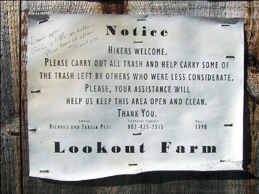 Lookout Farm, AT, Vermont