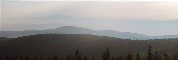 Mountain View from Firewardens Tower, AT, New Hampshire
