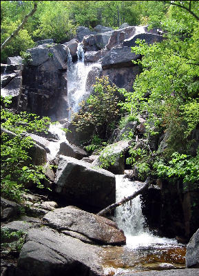 Waterfall, White Mountains, AT, New Hampshire