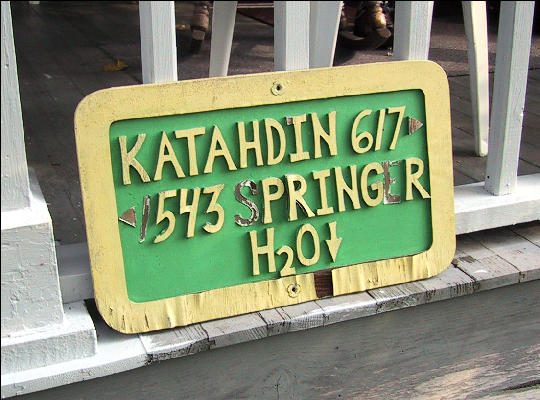 Sign at Dalton, AT, Massachusetts