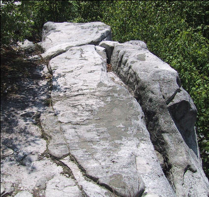 Rocks with Quartz, AT, Massachusetts