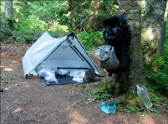 New Tent, AT, Maine