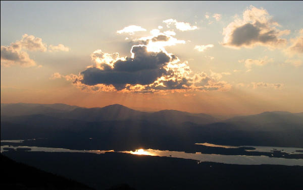 Sunset, Avery Peak,  AT, Maine