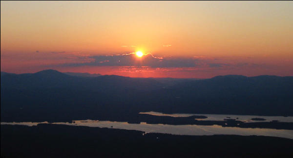 Sunset, Avery Peak, AT, Maine