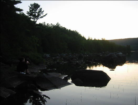 End of day reflections, AT, Maine