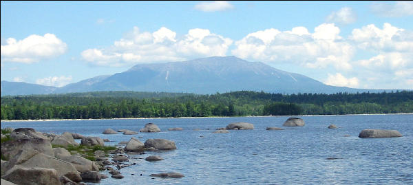 Katahdin, First View, AT, Maine