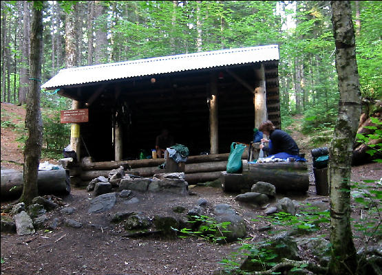 Rainbow Springs Shelter, AT, Maine