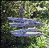 AT Sign, Griffith Lake, Long Trail, Vermont