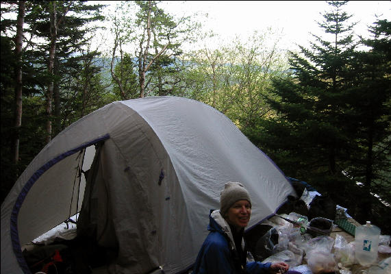 L and Tent, White Mountains, AT, New Hampshire