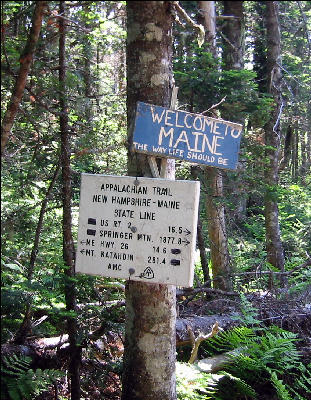 Maine State Line, AT, New Hampshire