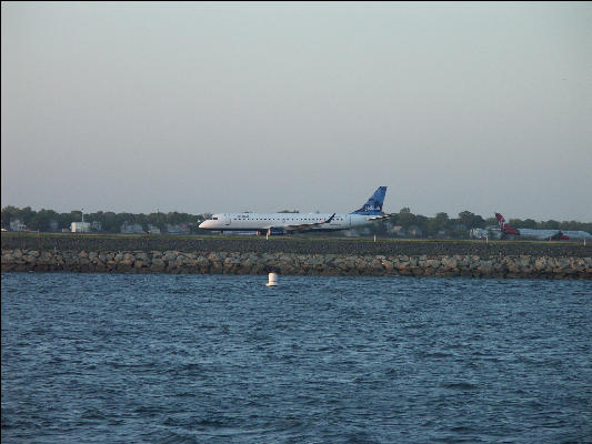 PICT5977 Plane Awaiting Takeoff Logan AirportBoston 