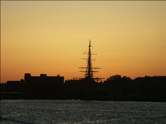 PICT6028 Old Ironsides From Harbor At Sunset Boston 