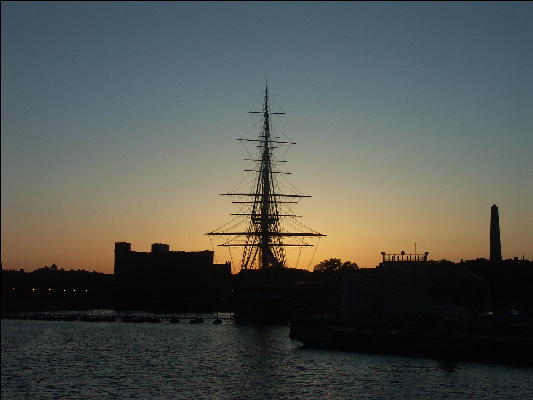 PICT6052 Old Ironsides From Harbor At Sunset Boston 
