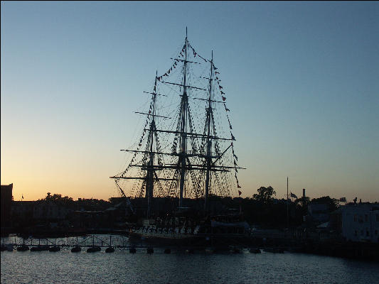 PICT6056 Old Ironsides From Harbor At Sunset Boston 