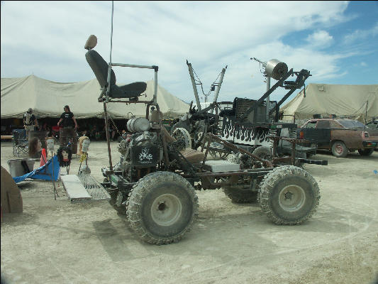 Pict8830 Torch Car Burning Man Black Rock City Nevada