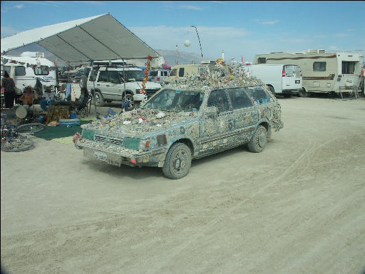 Pict9104 Art Car Burning Man Black Rock City Nevada