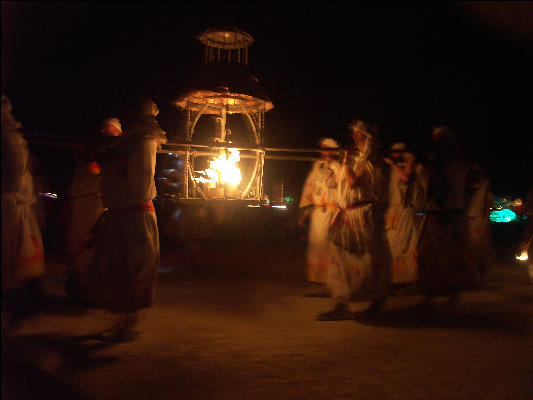 Pict0087 Cauldron Ceremony Burning Man Black Rock City Nevada