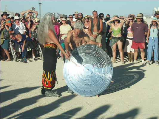 PICT8391 Lighting Fire From Sun Burning Man Black Rock City Nevada