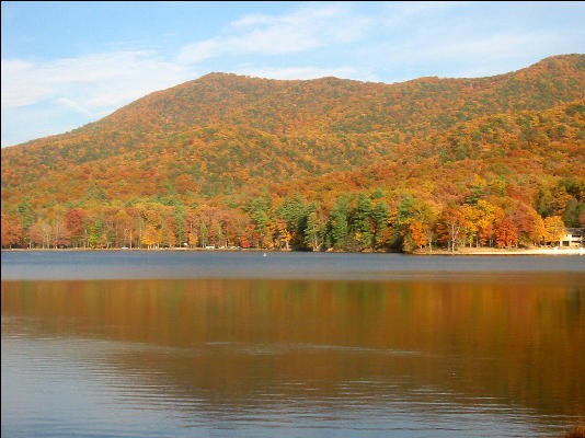 Lake, Douthat State Park