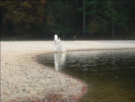 Beach, Douthat State Park