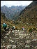 Heading downhill after Dead Woman's Pass Inca Trail