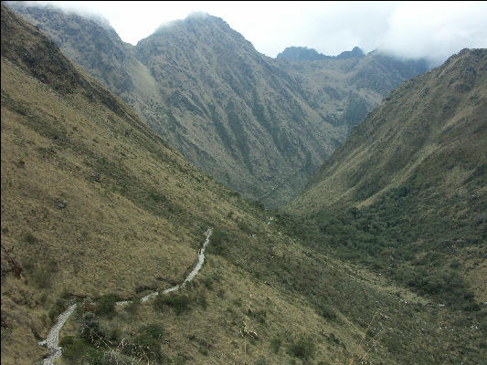 View on second day of Inca Trail