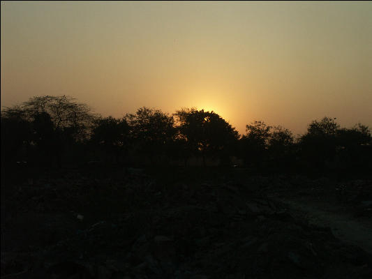 Pict4259 Sunset In Agra