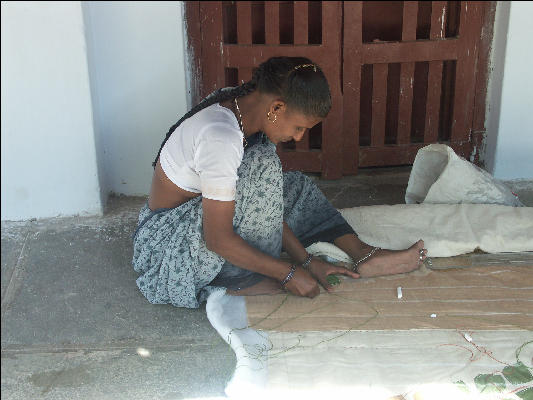 Pict1465 Craft Quilting Ghandi Sabarmati Ashram Ahmedabad Amdavad