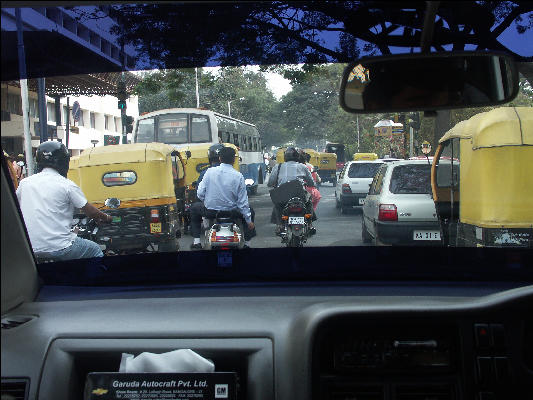 Pict0018 Traffic Bangalore