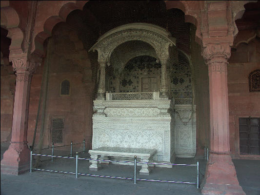 Pict0580 Diwan I Am Throne Red Fort Delhi