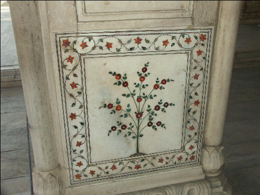 Pict0606 Stone Inlay Red Fort Delhi