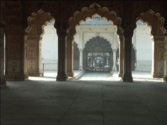 Pict0612 Diwan I Khas Arches Red Fort Delhi