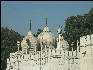 Pict0616 Domes Moti Masjad Red Fort Delhi