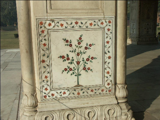 Pict0625 Inlay Red Fort Delhi