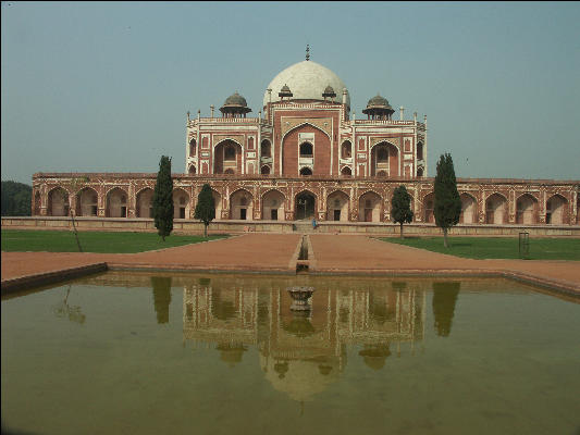 Pict4511 Reflections Humayun's Tomb Delhi