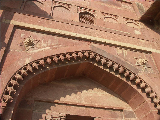 Pict3660 Arch Jodhbais Palace Fatehpur Sikri