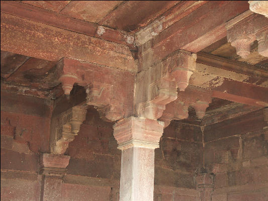 Pict3665 Carvings Jodhbais Palace Fatehpur Sikri