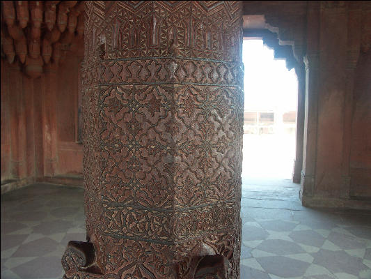 Pict3723 Column Detail Diwan I Khas Fatehpur Sikri