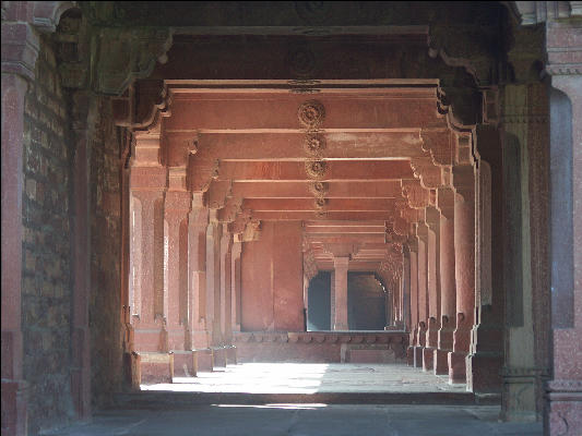 Pict3739 Hallway Panch Mahal Fatehpur Sikri