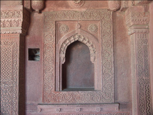 Pict3760 Shelf In Wall Birbals House Fatehpur Sikri